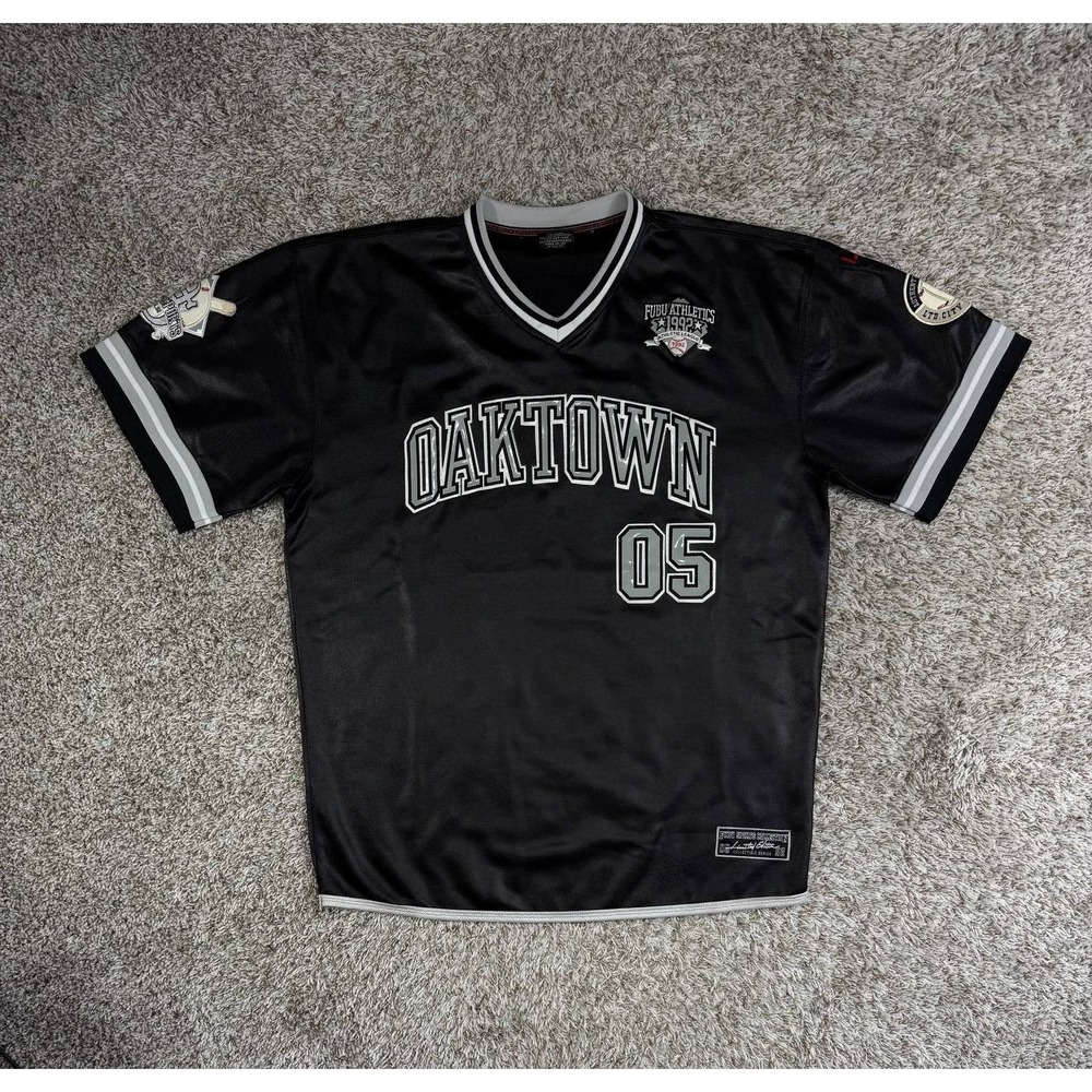 Vintage FUBU Athletics UPTOWN JERSEY 05 1992 League Limited Edition Size XL Y2K